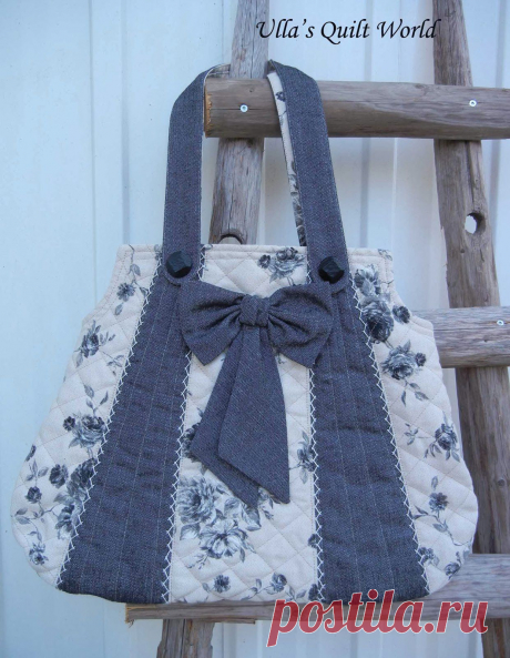 Ulla's Quilt World: Rose bags quilt, PATTERN+TUTORIAL