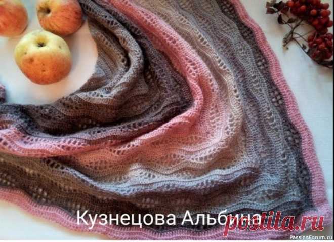 Цветная шаль 