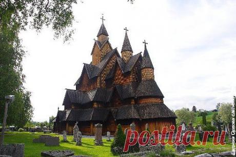 900-летняя церковь в Норвегии!