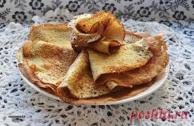 Сообщество кулинарных конкурсов - Блинчики на ряженке.