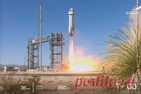При спуске капсулы New Shepard с экипажем возникла проблема