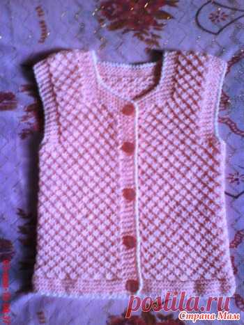 Жилетики для детей. - Вязание - Страна Мам