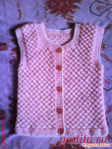 Жилетики для детей. - Вязание - Страна Мам