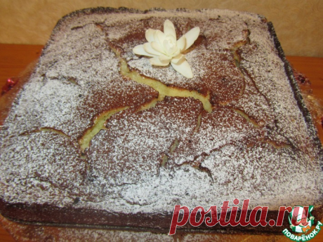 Пирог с карамелизированной грушей Кулинарный рецепт