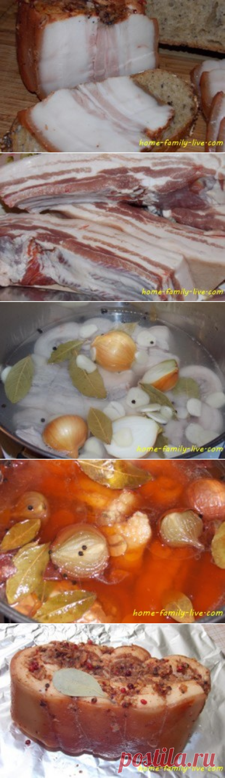 Грудинка в луковой шелухе -