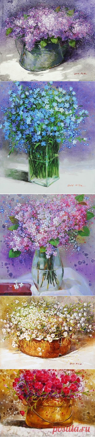 Картины цветов — HandMade