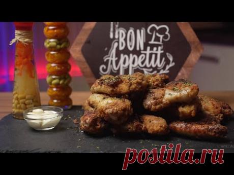 КУРИНЫЕ КРЫЛЫШКИ с копченой паприкой и чесноком | ВКУСНЫЙ домашний фастфуд - YouTube