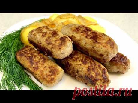ДОМАШНИЕ ЧЕВАПЧИЧИ С  КАРТОФЕЛЕМ И КАРАМЕЛИЗИРОВАННЫМ ЛУКОМ / HOMEMADE CEVAPCICI