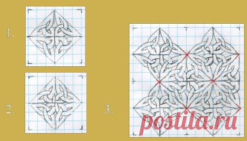 Как нарисовать кельтский орнамент. Часть 1 / Мастер-класс