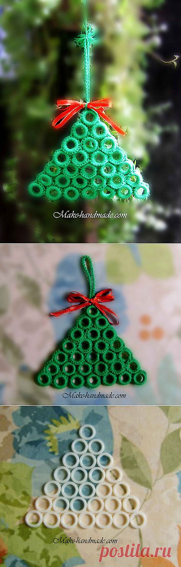 Christmas Craft идеи: вязание крючком новогодняя елка учебник | сделать ручной работы, вязание крючком, ремесла