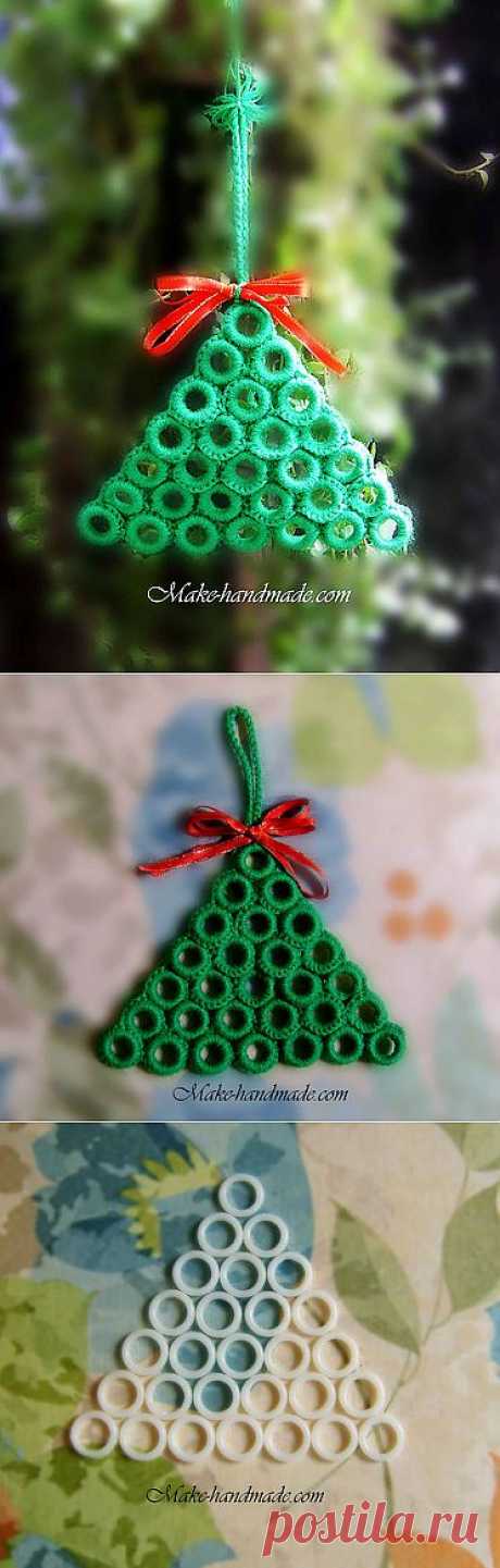 Christmas Craft идеи: вязание крючком новогодняя елка учебник | сделать ручной работы, вязание крючком, ремесла