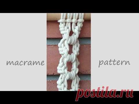 DIY macrame pattern tutorial, (lesson 6) #shorts - YouTube