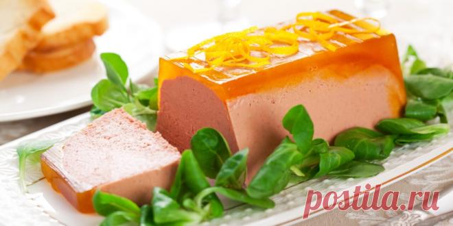 Паштет из куриной печени с апельсиновым желе: рецепт - Лайфхакер