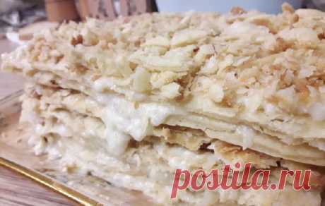 Торт Наполеон с заварным кремом классический - Вкусные Идеи