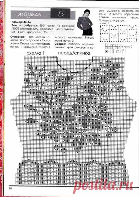 КЛАДОВАЯ СХЕМ ПО ВЯЗАНИЮ
Людмила Головешкина (Сигаева)