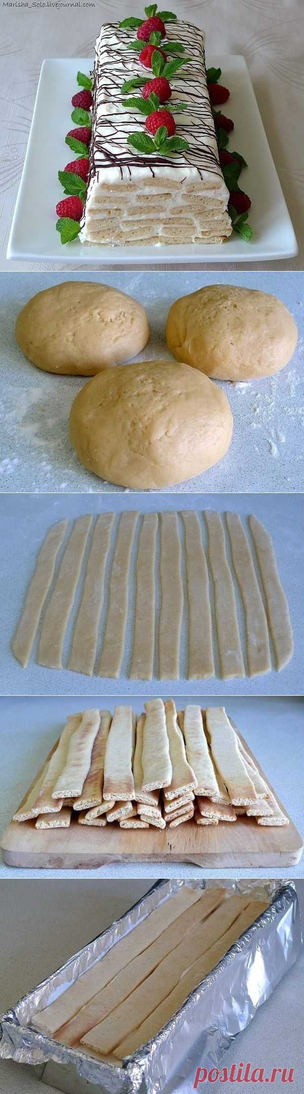 Торт "Медовое полено"