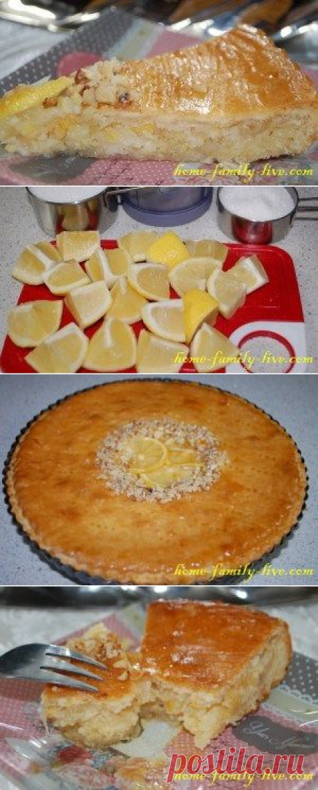 Пирог лимонник - пошаговый рецепт с фотоКулинарные рецепты