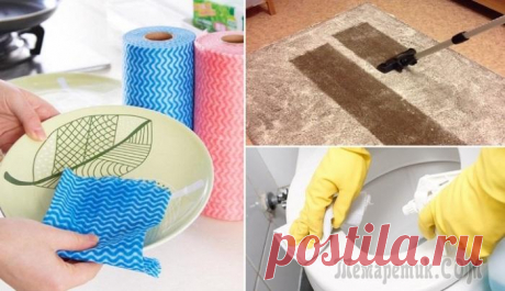 Простые средства для уборки в доме, которые найдутся у каждого в кухонном шкафчике