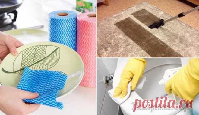 Простые средства для уборки в доме, которые найдутся у каждого в кухонном шкафчике