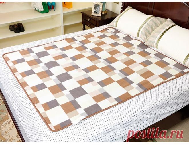 DMWD безопасность электрическое отопление одеяло термостат двойное управление Регулируемый Теплый мягкий коврик для тела теплый плюшевый ковер быстрый нагрев-in Электрические обогреватели from Бытовая техника on AliExpress