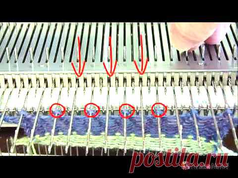 Оформление низа изделия методом "пико".