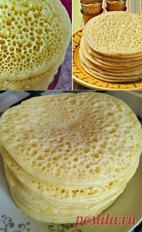 Багрир - марокканские блины из пенного теста. Как же давно я искала именно этот рецепт! — Бабушкины секреты