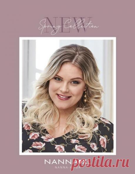 Lookbook женской одежды больших размеров датского бренда Nanna весна 2019