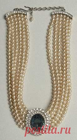 Lady Diana's pearl & saphirre neclace | Pearls | Lady Diana, Sapphire Necklace and Diana