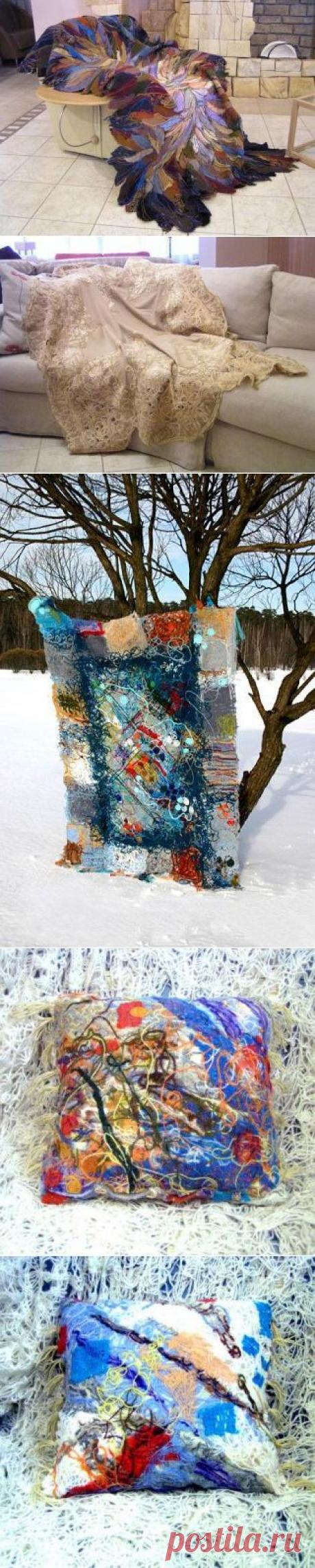 Техника CRAZY WOOL -&quot;сумасшедшая нитка