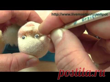 Видеоурок: рисуем живые глазки - Ярмарка Мастеров - ручная работа, handmade