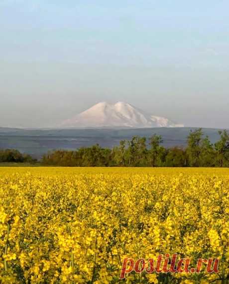 КМВ.  Вид на Эльбрус