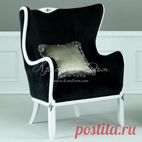 Черное кресло для отдыха с белым каркасом и металлическими ромбами mmbsd/0208, фабрика Mobilsedia 2000