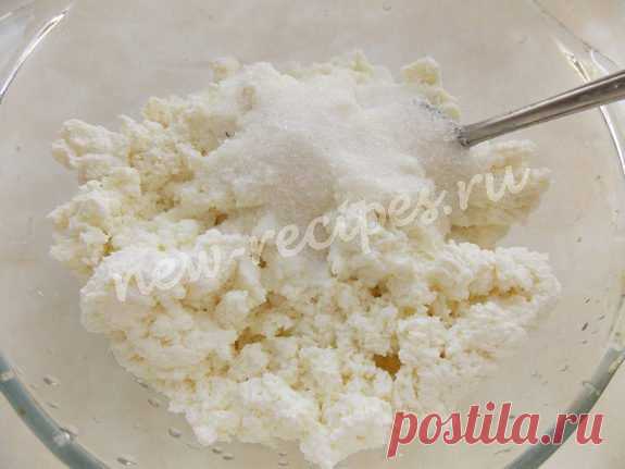 Творожная пасочка со сгущёнкой без яиц