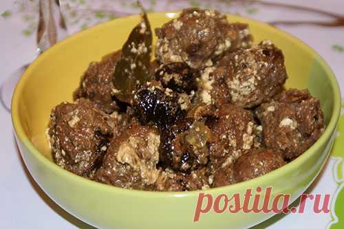 Рулетики из говядины с черносливом — Домашняя кулинария