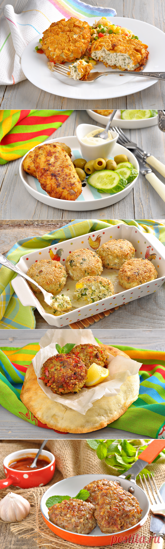 Привычные котлеты из непривычных продуктов