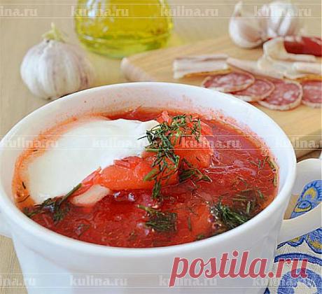 Борщ без мяса – рецепт приготовления с фото от Kulina.Ru