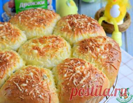 Пирог разборный с зеленью и кукурузой
