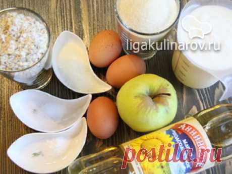 Блины на овсянке и манке с яблоками - рецепт с фото пошаговый.