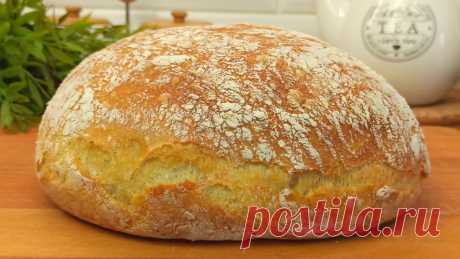 Проще рецепта я не знаю! Даже тесто вымешивать не надо. Очень вкусный домашний хлеб с хрустящей... Рецепт: Вода теплая - 370 мл. Соль - 1 ч. л. Дрожжи сухие - 1 ч. л. Мука - 480 гр.