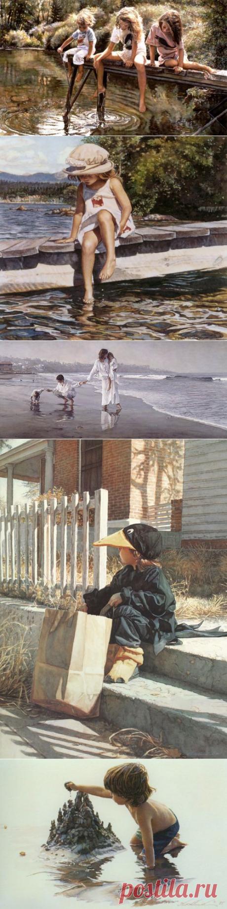 ФотоТелеграф » Теплые и нежные акварели Стива Хэнкса