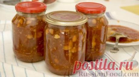 Рецепт: Абрикосовое варенье, да не простое… на RussianFood.com