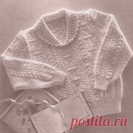 Джемпер спицами. Схемы вязания