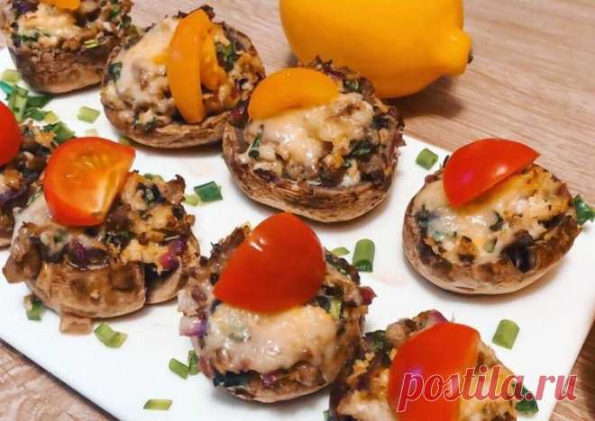 Нежные и Сочные Фаршированные Грибы Шампиньоны!Просто объедение - пошаговый рецепт с фото. Автор рецепта DioFood . - Cookpad