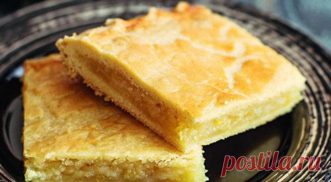 Пирог с лимонной начинкой