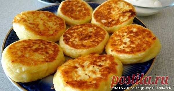 Яблочные сырники!