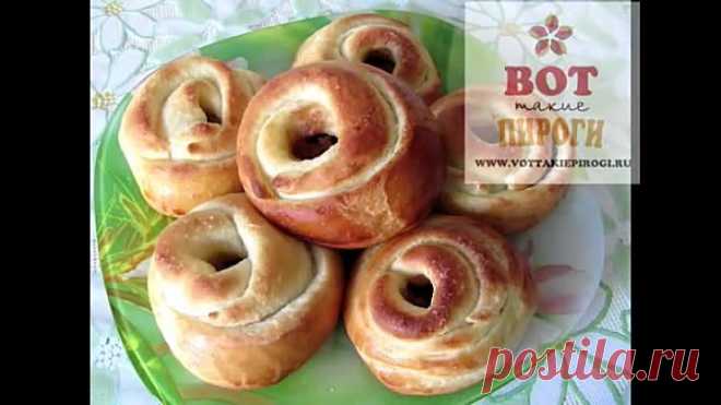 Плюшки 'Розы' с начинкой