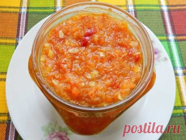 Такую аджику из кабачков Вы не пробовали. Удивите родных!