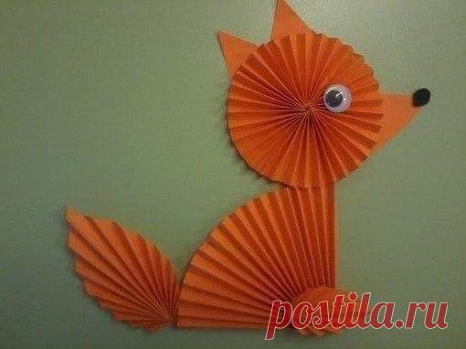 Из бумажной гармошки