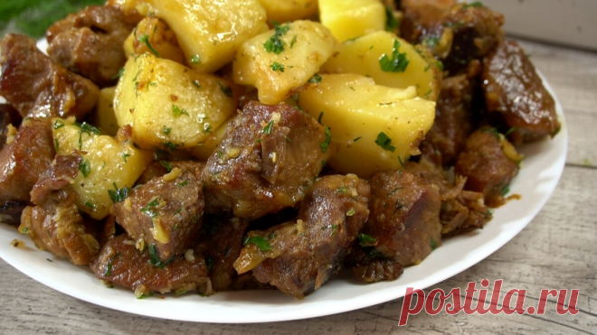 Горячее из картофеля, которое ещё ни разу не оставалось у нас на второй день: казан-кебаб | Готовим с Калниной Натальей | Яндекс Дзен