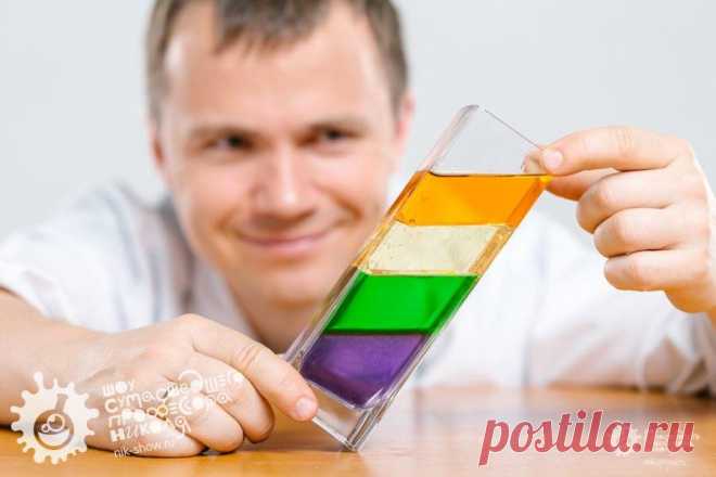 Этажерка из жидкостей — Шоу сумасшедшего профессора Николя